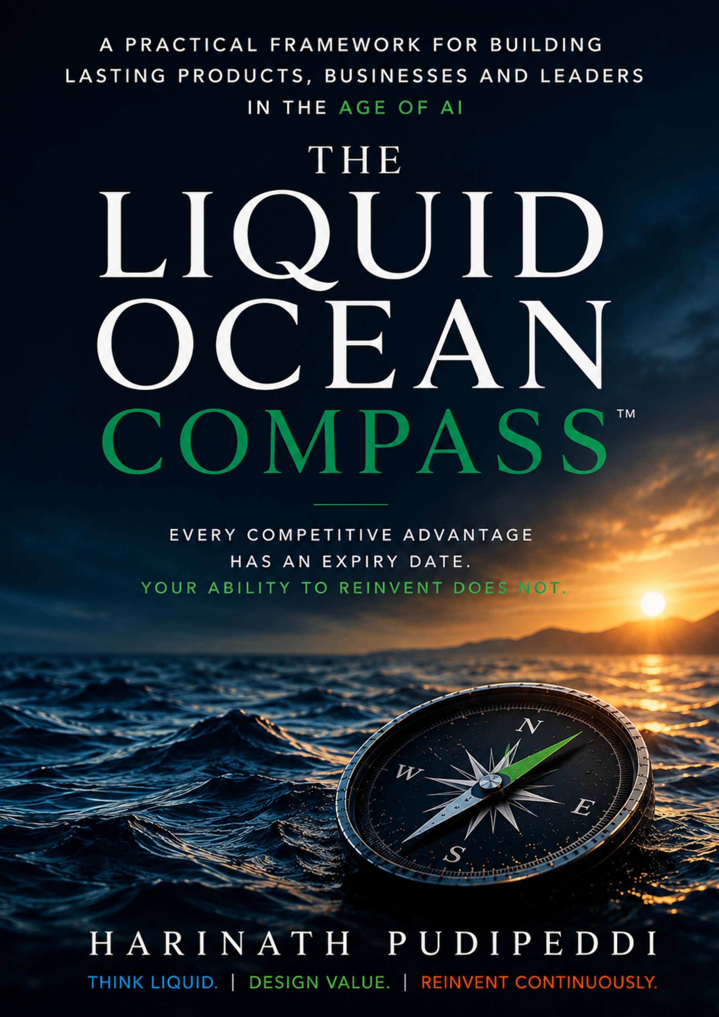 The Liquid Ocean Compass - Book Cover